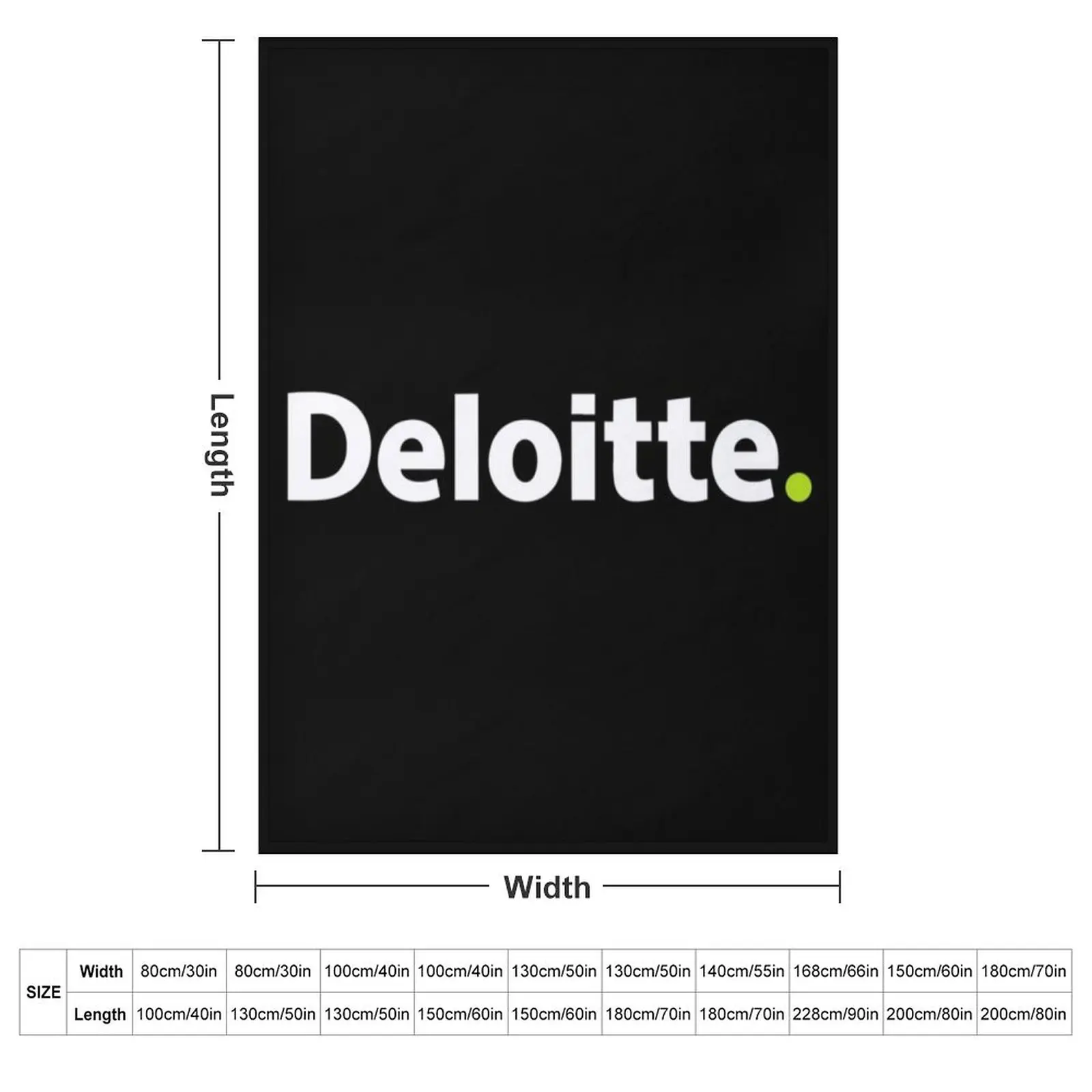 BEST TO BUY - Deloitte Merchandise Classic . Throw Blanket couch cozy soft plush fuzzy picnic outdoor blanket