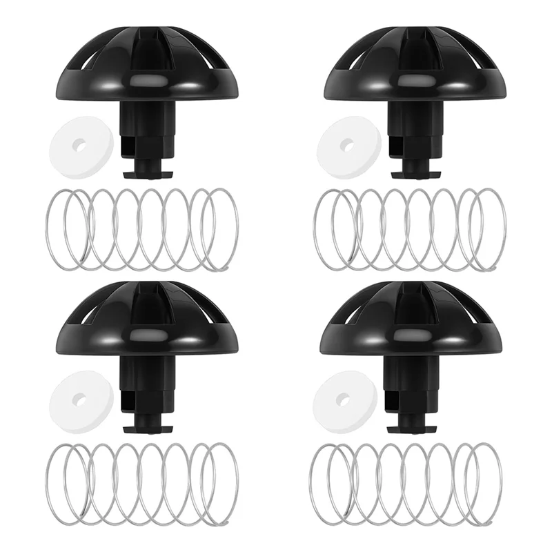 FGGS-Spring Loaded Stopper Kit(4 Set) For Mr. Coffee Machine Brew Basket Bottom Replacement Parts 185774-000-000 112435-000-000