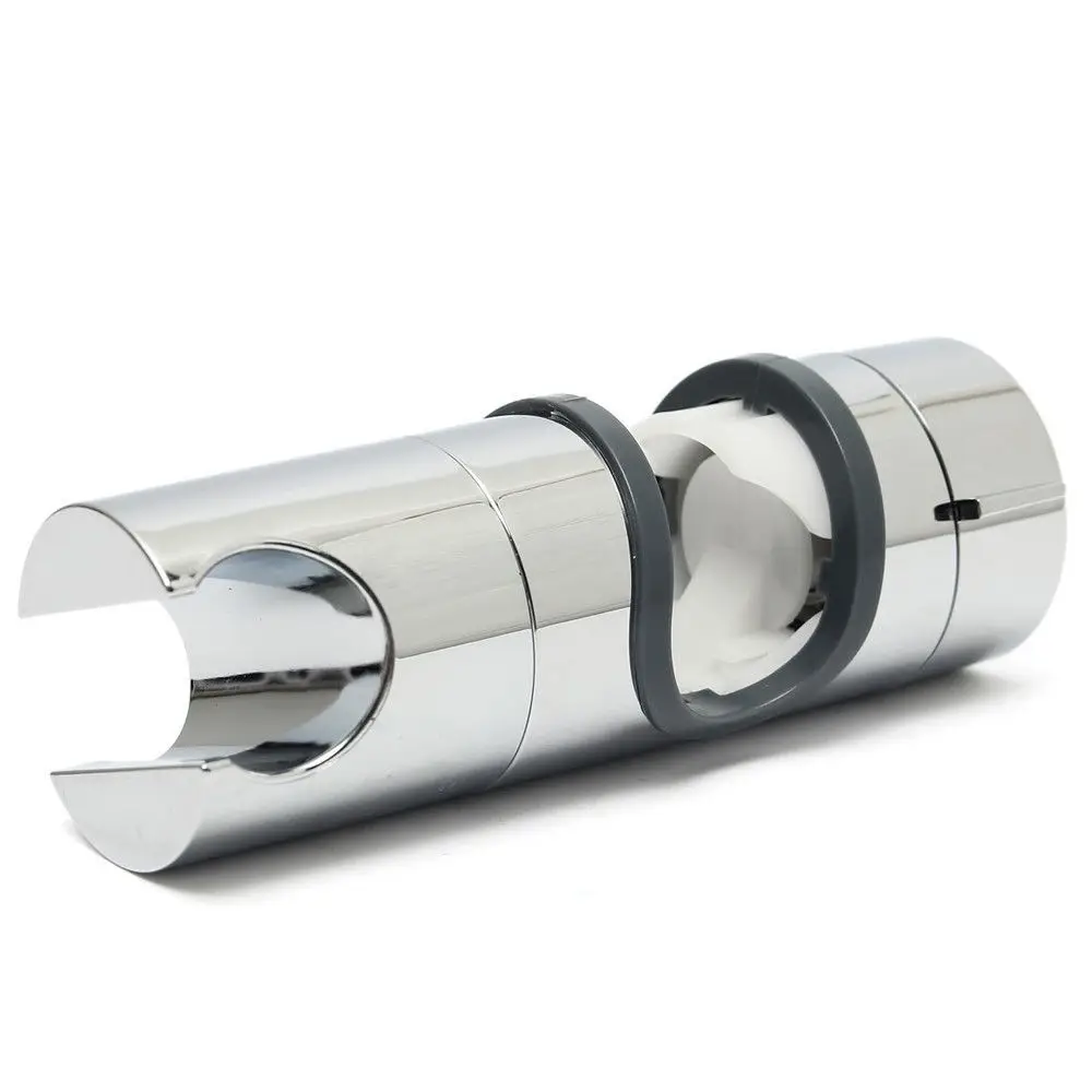 Up-down ABS Chrome Adjustable Shower Head Holder Base Bracket Slide Clamp