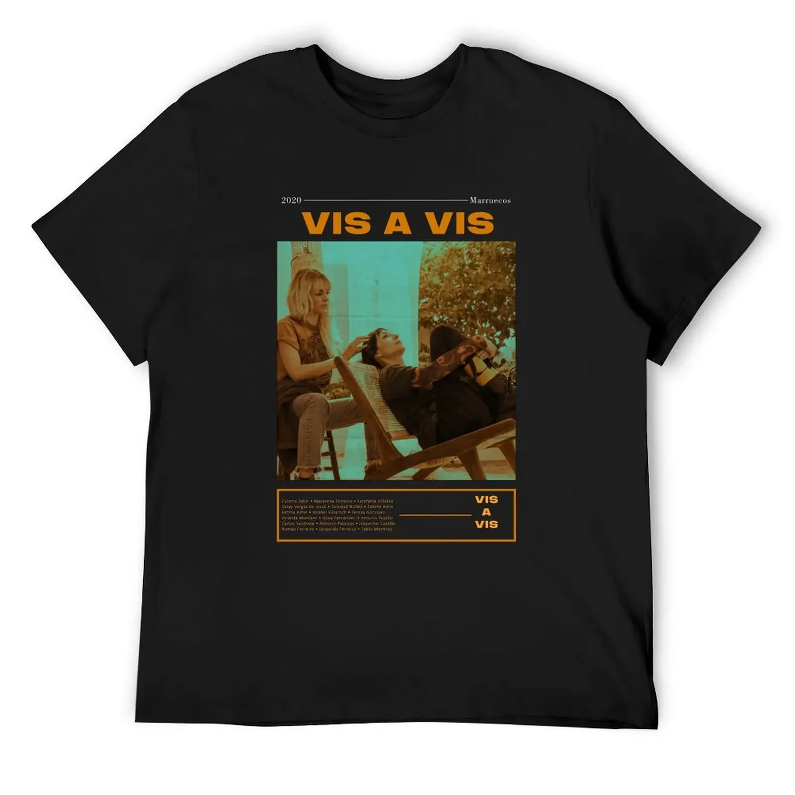 Copia de Zulema Vis a Vis T-Shirt cotton graphic tees customs plus sizes plain black t shirts men