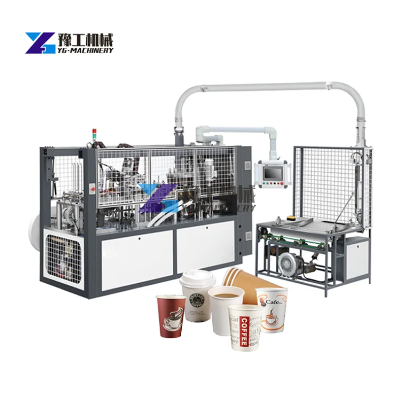 Full Automatic Double Wall Paper Bowl Former Take-away Juice Paper Cup Making Machine Price