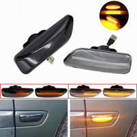 2PCS LED Dynamic Side Marker Light For Volvo V70 S60 S80 XC70 XC90 2000 2001 2002 2003-2009 Turn Signal Indicator Lamp