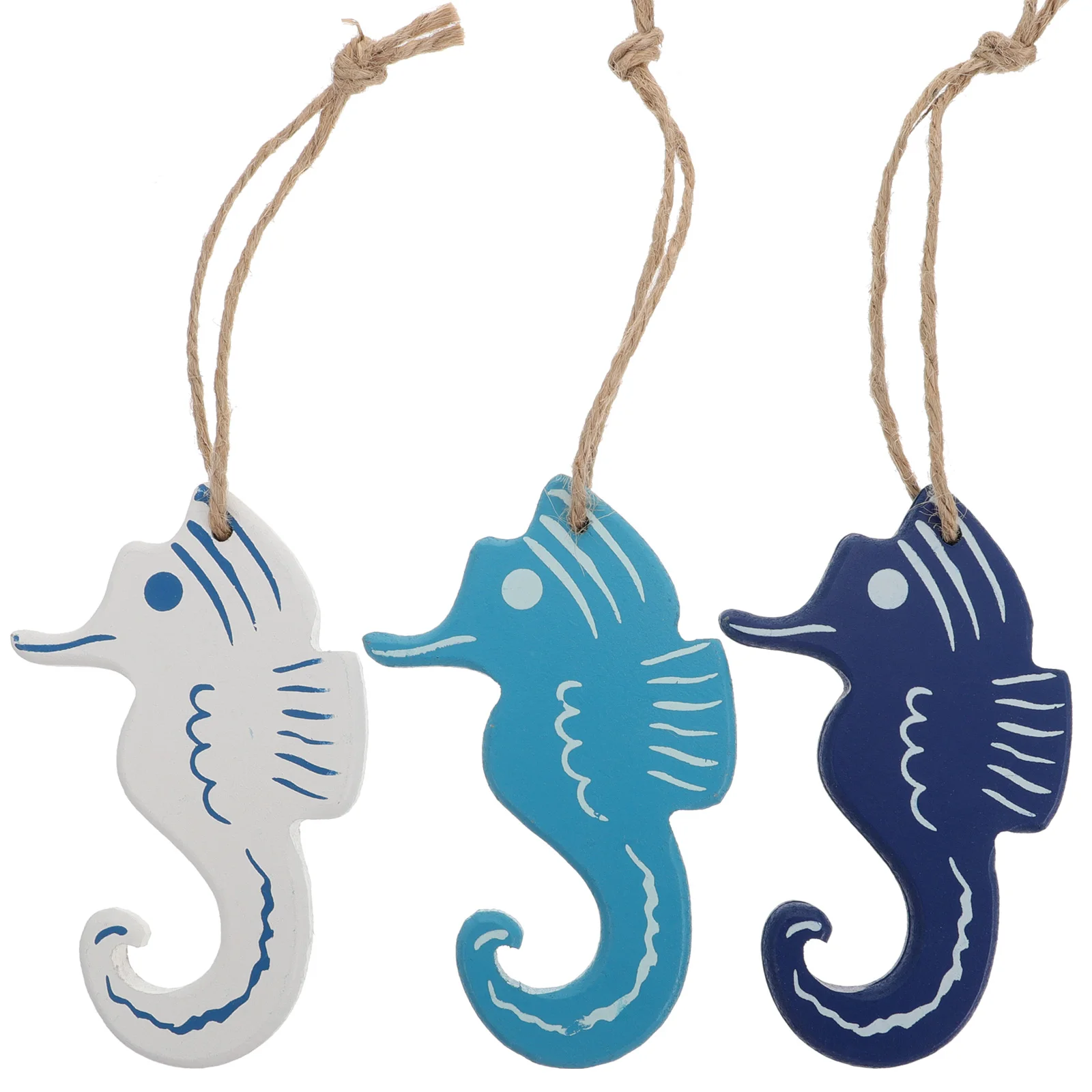 

3Pcs Wooden Pendant Mediterranean Ocean Style Wall Hanging Decor Home Bar Cafe Shop Nautical Art
