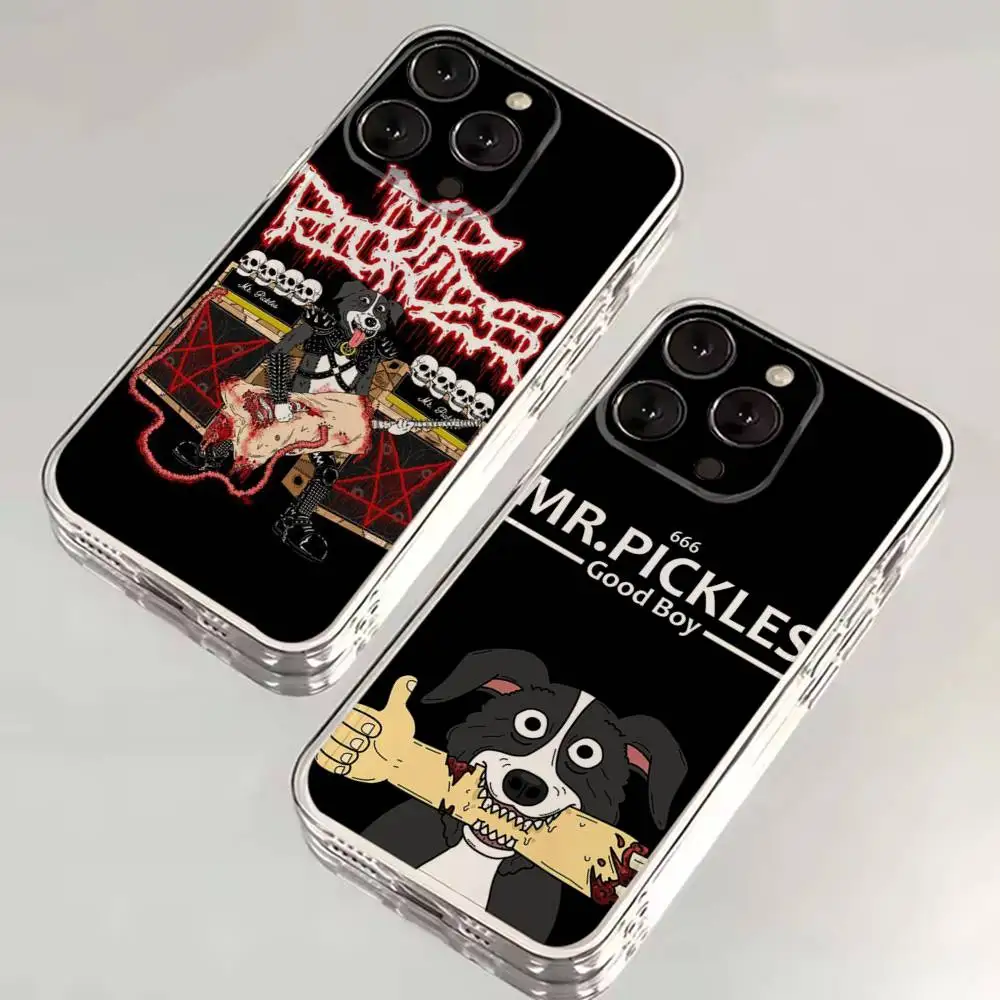 

Cartoon Mr Pickles 666 Phone Case For iPhone 16,15,14,13,12,11 Plus,Pro,Max,XR,XS,X,7,8 SE,Mini Transparent Silicone Soft
