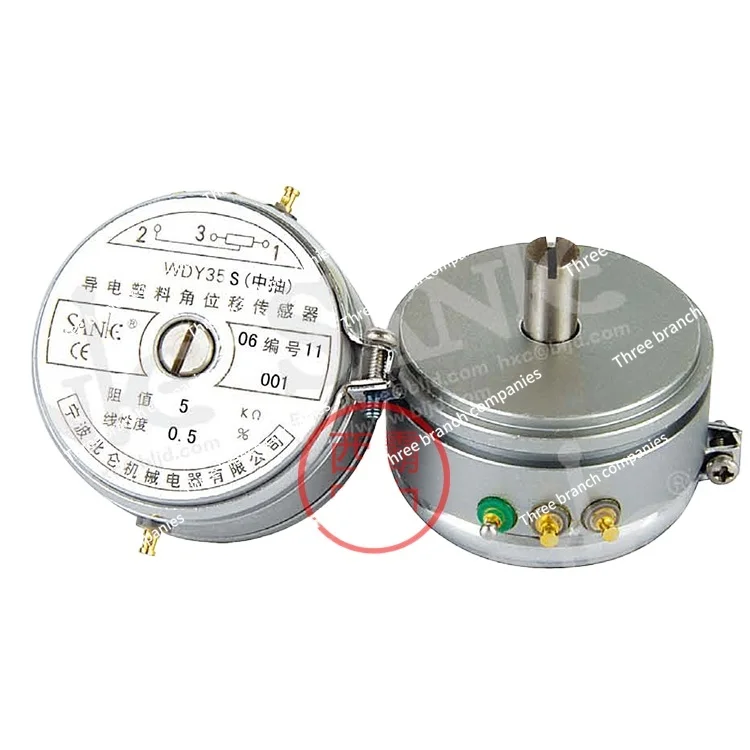 WDY35S Precision Conductive Plastic Potentiometer 4 Terminals Angular Displacement 0.5% 1% 5K 10K