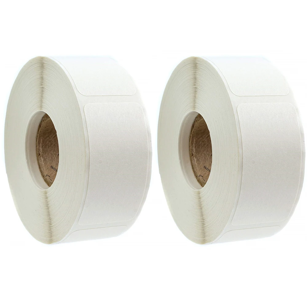 

2 Rolls Self-adhesive Label Stickers Present Sealing Writing Paper Simple and Practical Sealed Blank