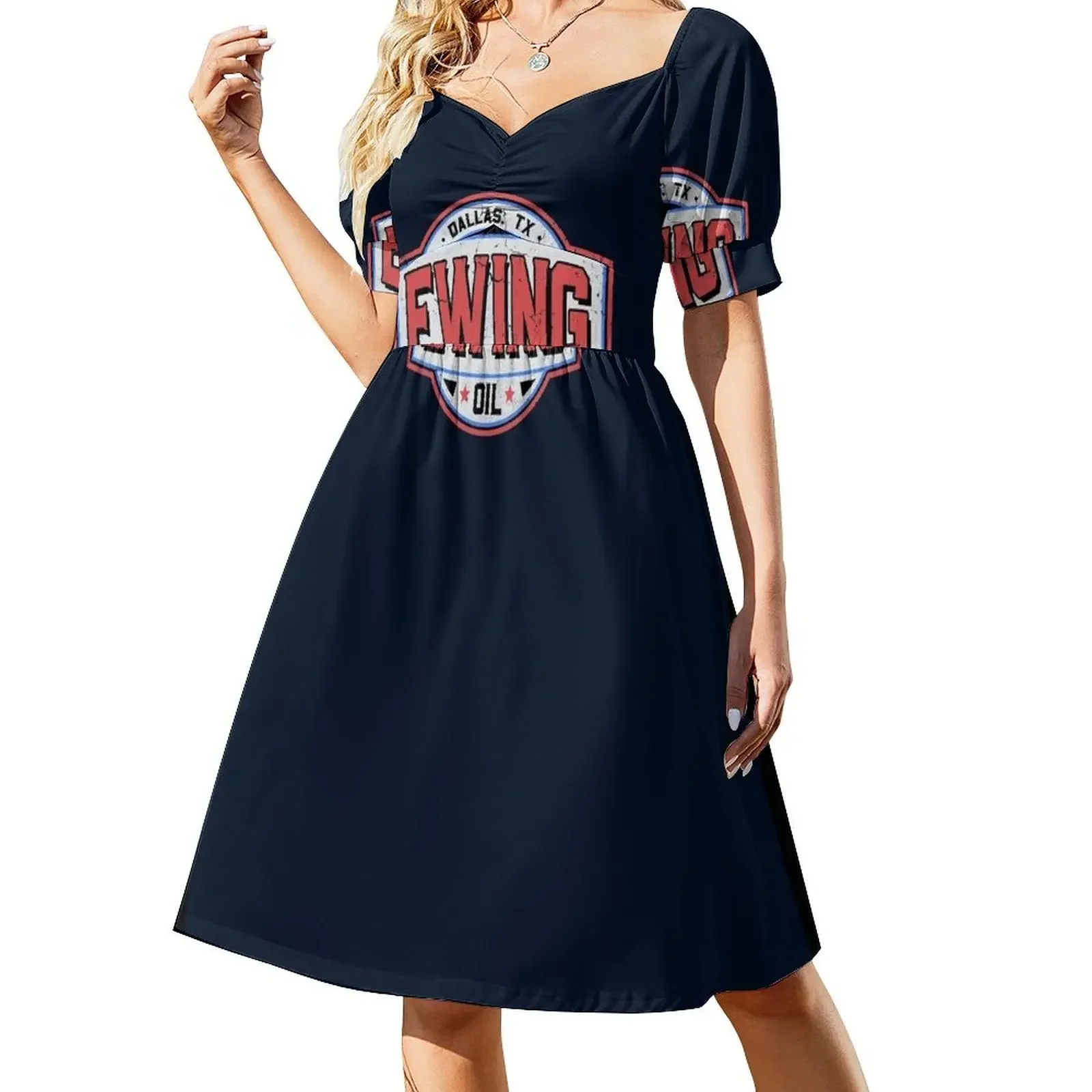 

Ewing Oil Short-Sleeved Dress Bridesmaid dress woman Women dresses summer wedding dresses for parties Female dress