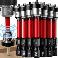 Magnetic Positioning Screwdriver Bits S2 Drywall Screw for Plasterboard Gypsum Board Locating Bit Batch Head Drilling Tools