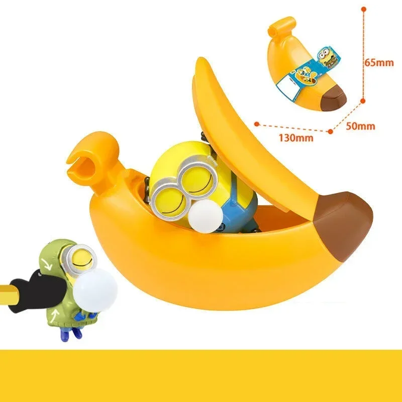 Genuine Minion Blind Box Banana Sleeping Bag Series Doll Slow Rebound Pinch Decompression Toy ciondolo creativo regalo a sorpresa