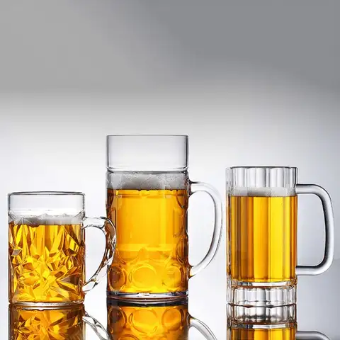 파손 방지 아크릴 투명 맥주 머그잔 – 깨지지 않는 플라스틱 워터컵, 바용