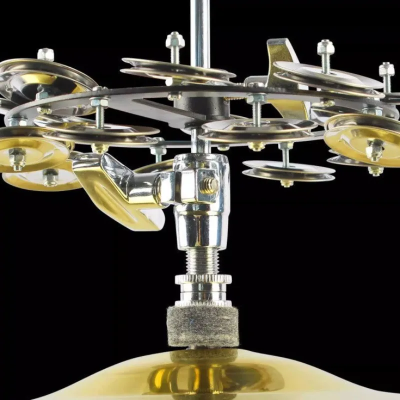 الفولاذ المقاوم للصدأ مرحبا قبعة ركوب الصنج المهنية واضح لحن دائم ذات الطابقين مرحبا قبعة الصنج آلة موسيقية ملحق #5