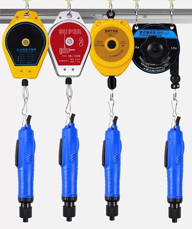 

0,5 кг-5 кг 1,4 м-3 м электрическая отвертка натяжная пружина балансир подвеска электрическая отвертка подвесной пружинный крючок портативный ветер