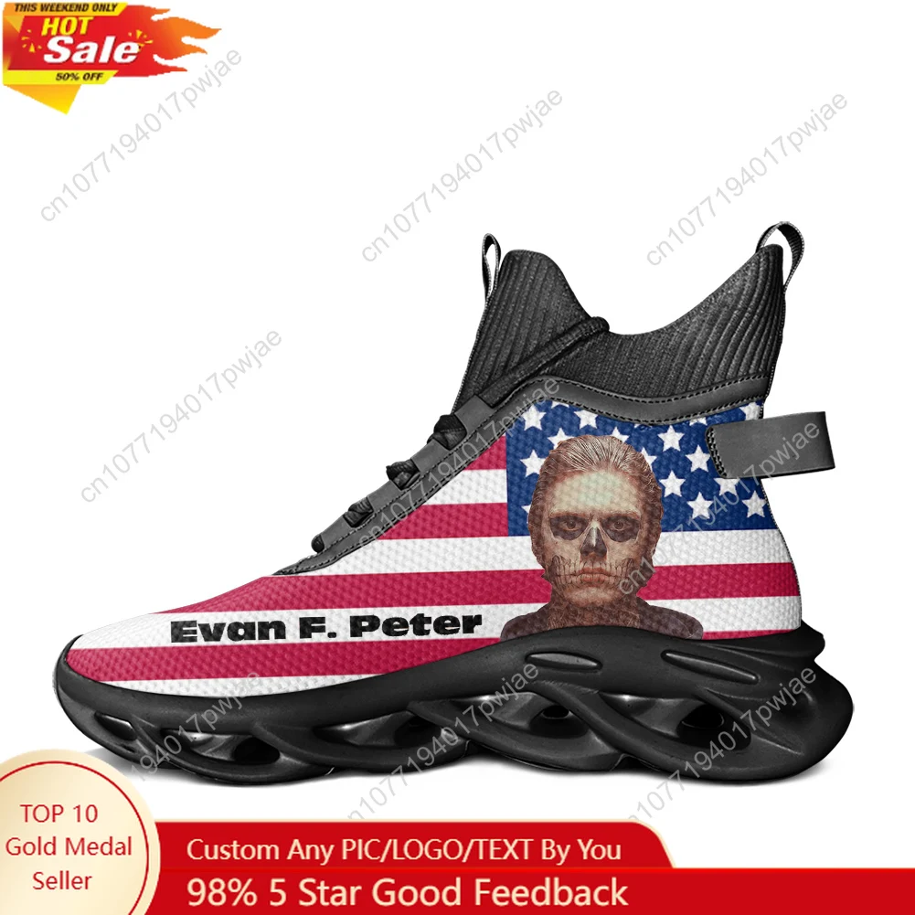 

Evan Peters Actor High Top Flats Sneakers Mens Womens Hiking Sneakers Travel Mountaineering Lightweight Shoe Running Shoe