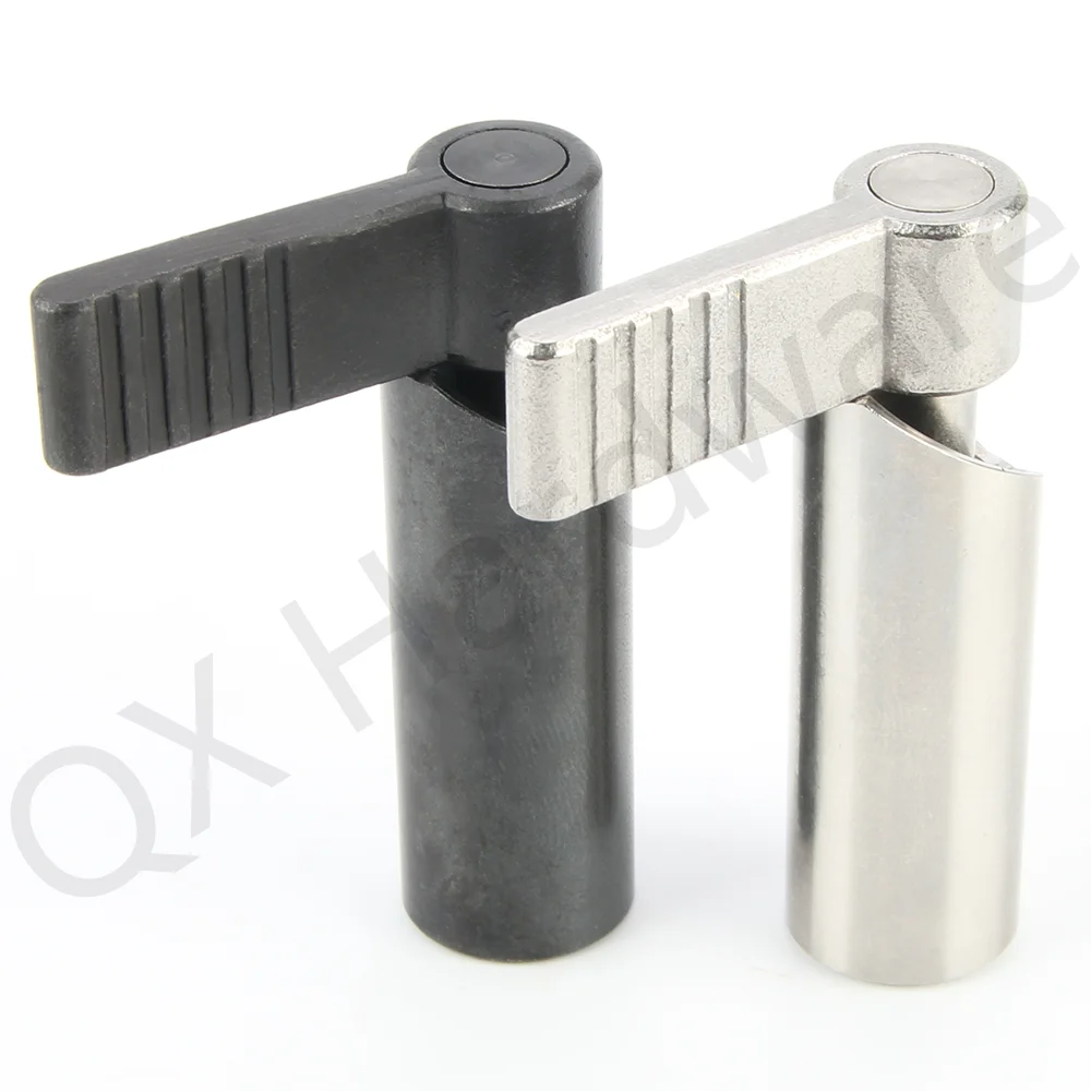 QX228 Hand-Retractable Spring Plunger M10/M12/M16/M20 Index Plunger Carbon/Stainless Steel With/Without Lever Cap