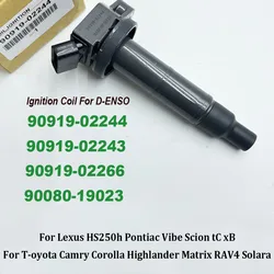 NEW 90919-02244 Ignition Coils 9091902244 673-1307 90919-02266 For T-oyota Camry Vibe R-AV4 Corolla L-exus