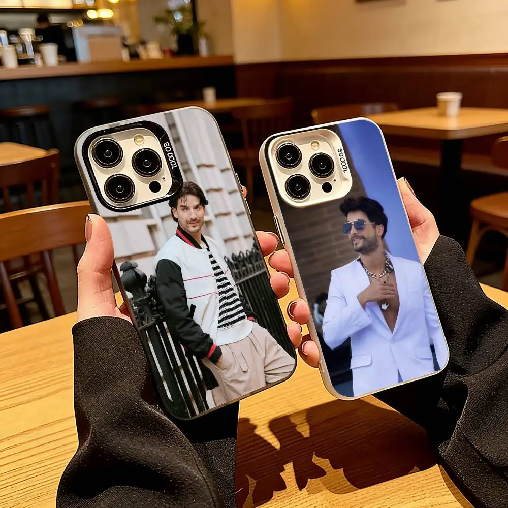 

C-Charly Flow Phone Case For iPhone 17,16,15,14,13,12,11 Plus,Pro Max,XS,Colorful Silver Black Cover