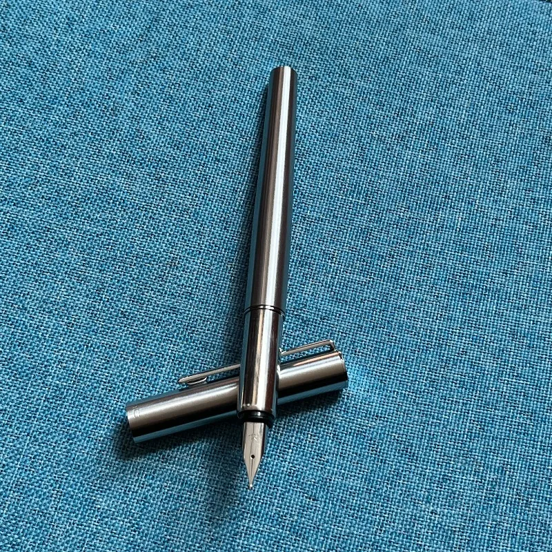 No.5 Long Knife Fountain Pen Nibs and Tips Hand Polish 0.7 1.0mm Calligraphy Pen Tip Practice Collection Office Dark Hooded Tip