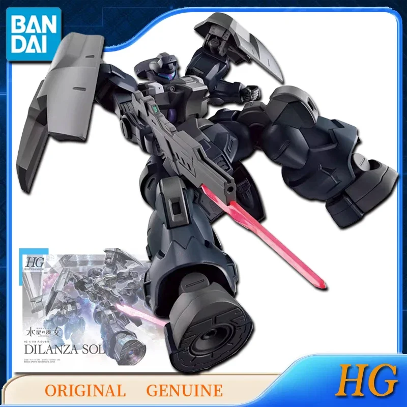 Bandai Original Genuine HG 1/144 THE WITCH FROM MERCURY GUNDAM DILANZA  Anime Action Figures Toys for Kids Gift Model Ornaments