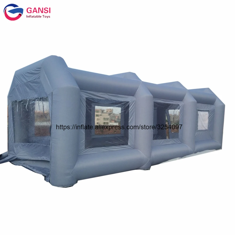 Cusomized inflatable spray booth car maintaining inflatable paint booth tent with factory price