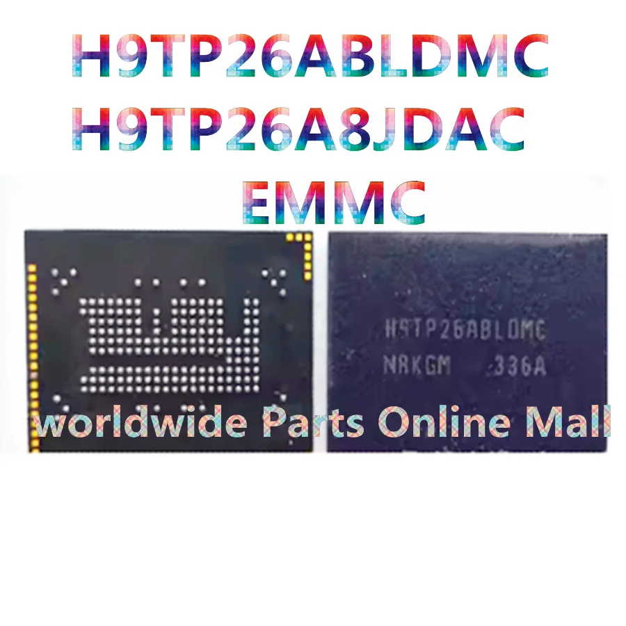 

1 шт.-3 шт., H9TP26ABLDMC H9TP26A8JDAC подходит для Hynix 32G emcp 186, шарики детской шрифт, подержанная посадка