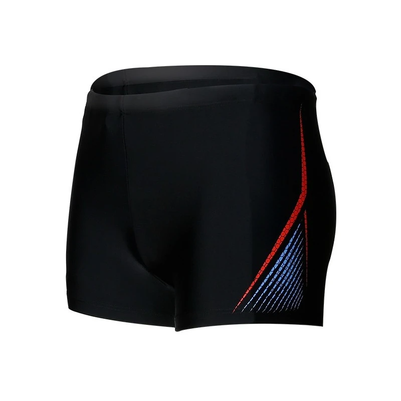 Men's Swimming Trunks, Anti-Embarrassment Boys' Swimsuit Set, Boxer Swimming Trunks, Breathable Large Size, Loose Three Points.