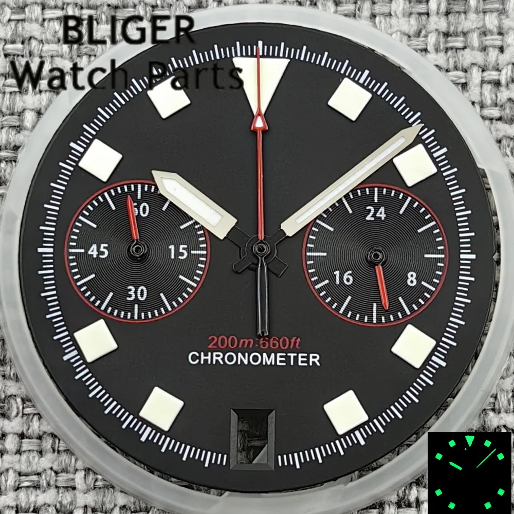 جديد 2025 فاخر 30 مللي متر أزرق/أسود/أبيض Pelagos FXD كرونوغراف الدراج الطلب مع VK63 الأيدي C3 الأخضر مضيئة صالح VK64 حركة