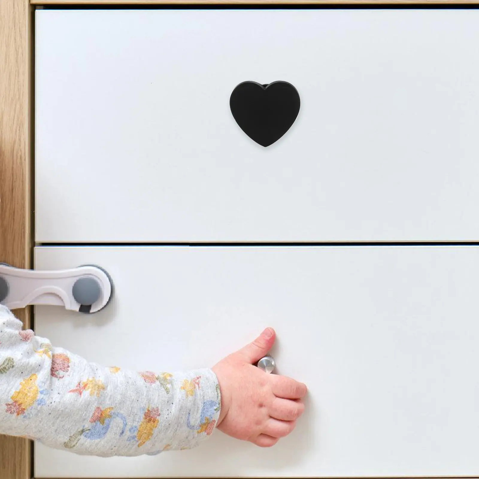 6Pcs Heart Shaped Drawer Handles Zinc Alloy Cabinet Door Knobs Decorative Wardrobe Kitchen Cupboard Pulls Heart Drawer Knobs