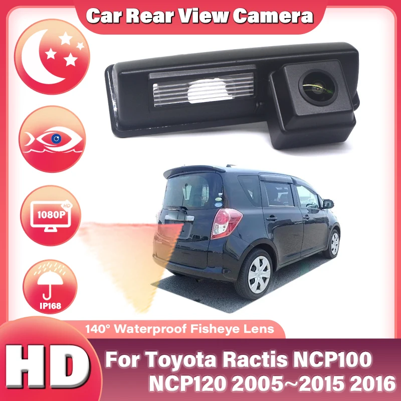 140 Degree 1080x720P HD CCD Waterproof Car Vehicle Rear View Reverse Camera For Toyota Ractis NCP100 NCP120 2005~2014 2015 2016