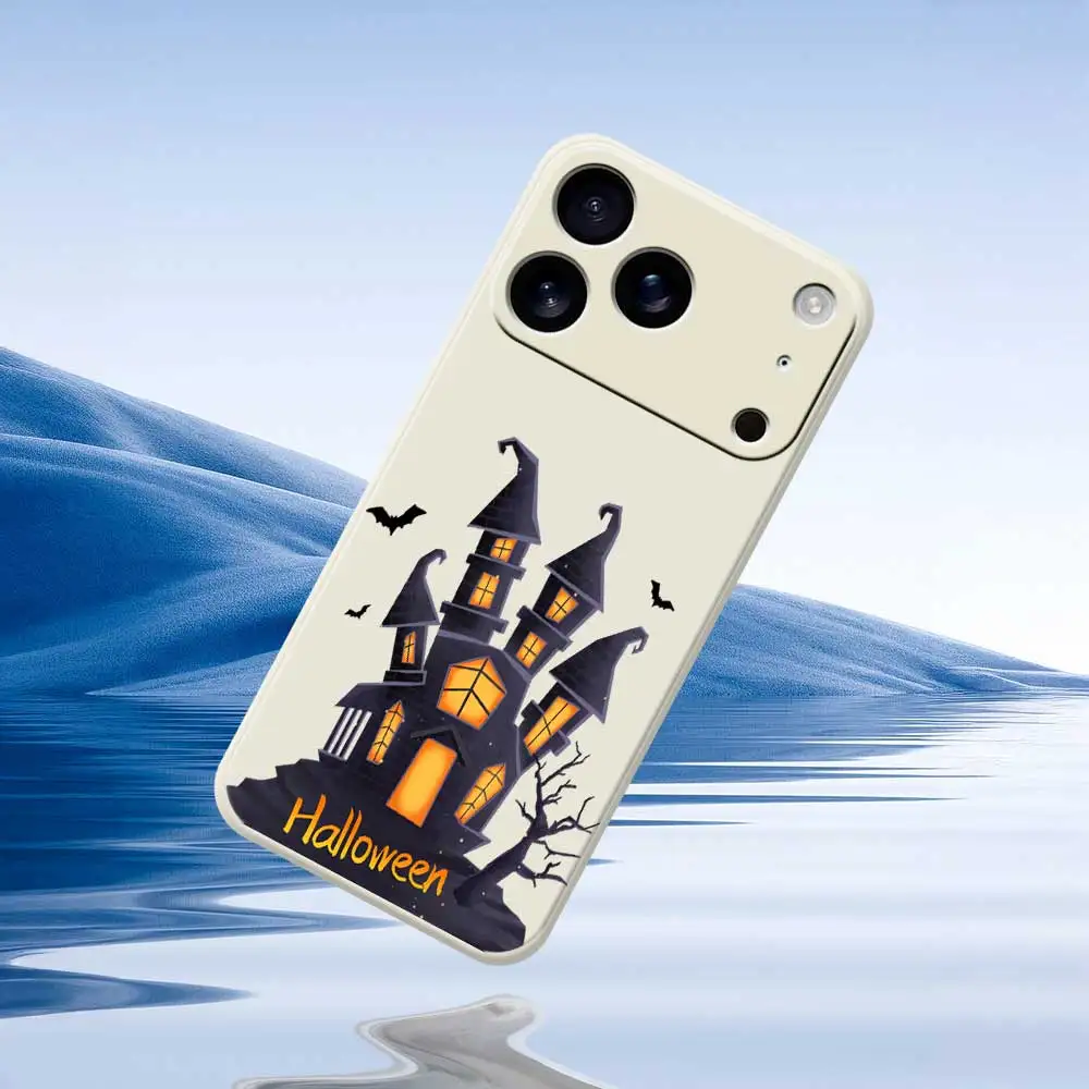 حافظة لهاتف آيفون 17 برو ماكس 17 اير 16 15 14 بلس 13 12 11 برو ماكس XS ماكس XR X 7 8 Plus 16E غطاء سيليكون