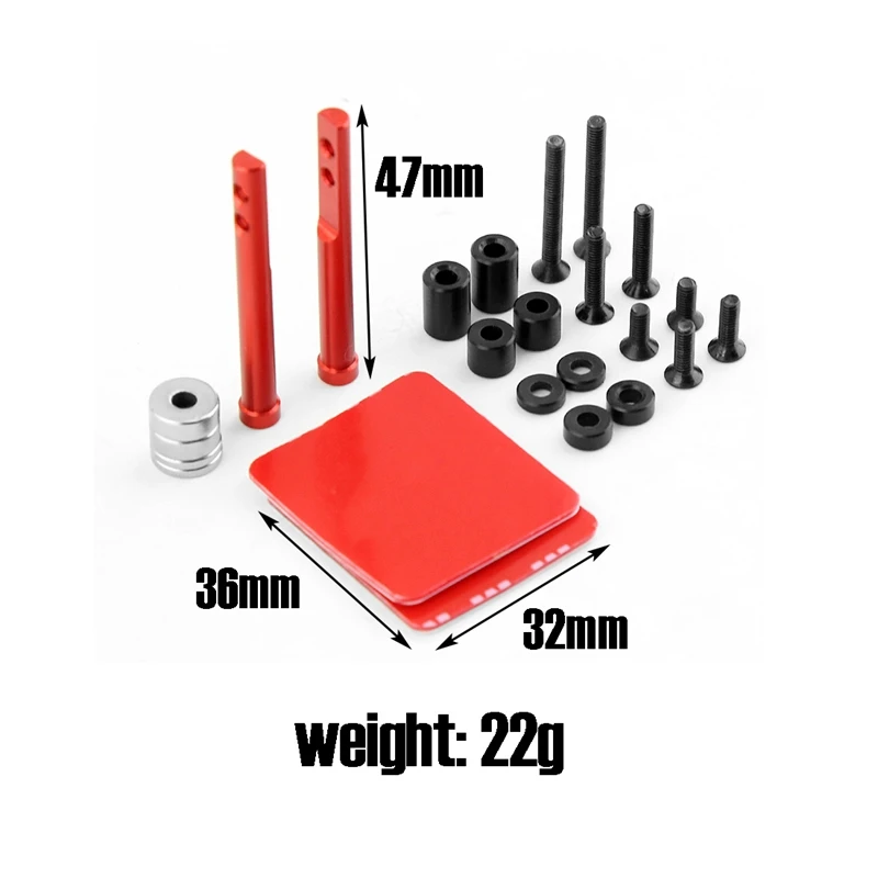 BNVN-RC 차체 포스트 자석 보이지 않는 고정 마운트, 3 레이싱 사쿠라 D5S D5 D5MR YOKOMO YD-2 YD2 MST RC 카 업그레이드 부품