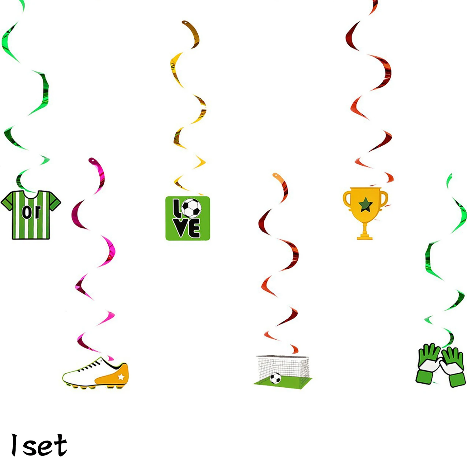 2sets/1set Voetbal Happy Birthday Banner Set Voetbal Thema Verjaardagsfeestje Decoraties Zwart Wit Voetbal Swirl Hangende Deco