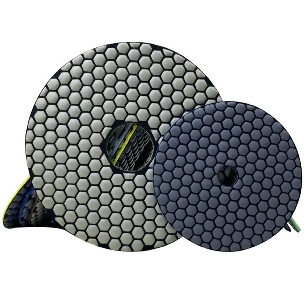 

7" 180mm Abrasive Disc 8" 200mm Diamond Dry Polishing Pad For Grinding Marble Granite Quartz Stone Curved Surface Polishing