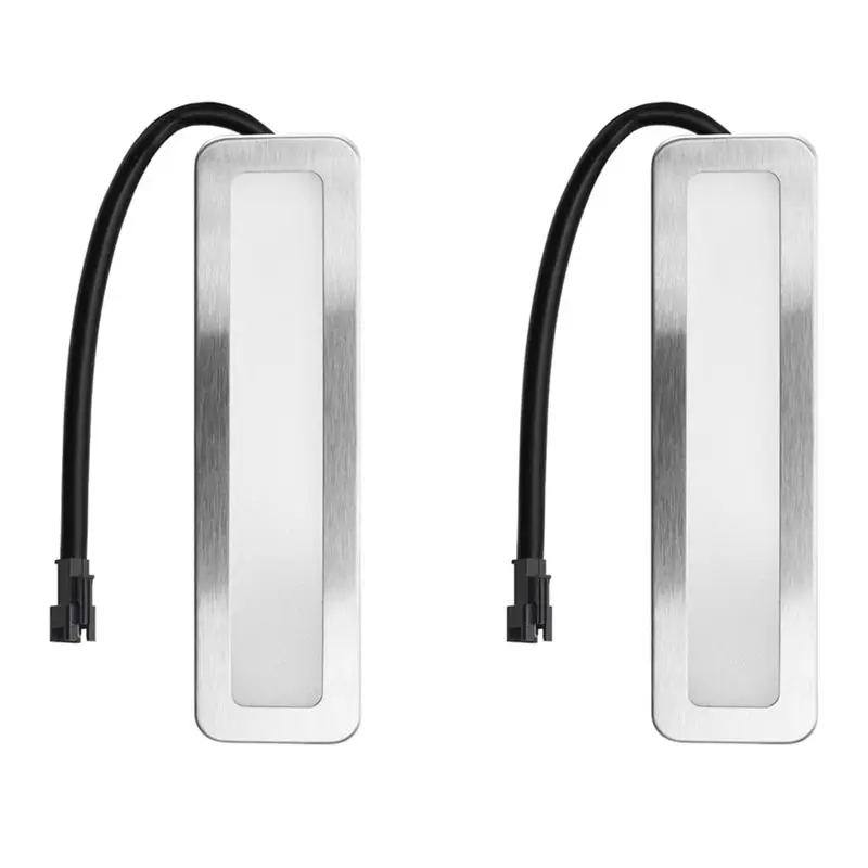 ~Latest Model Range Hood Light Bulbs,120Mm LED Cooker Light 1.5W Rectangle Smoke Ventilator Lamp,DC 12V White SM Socket