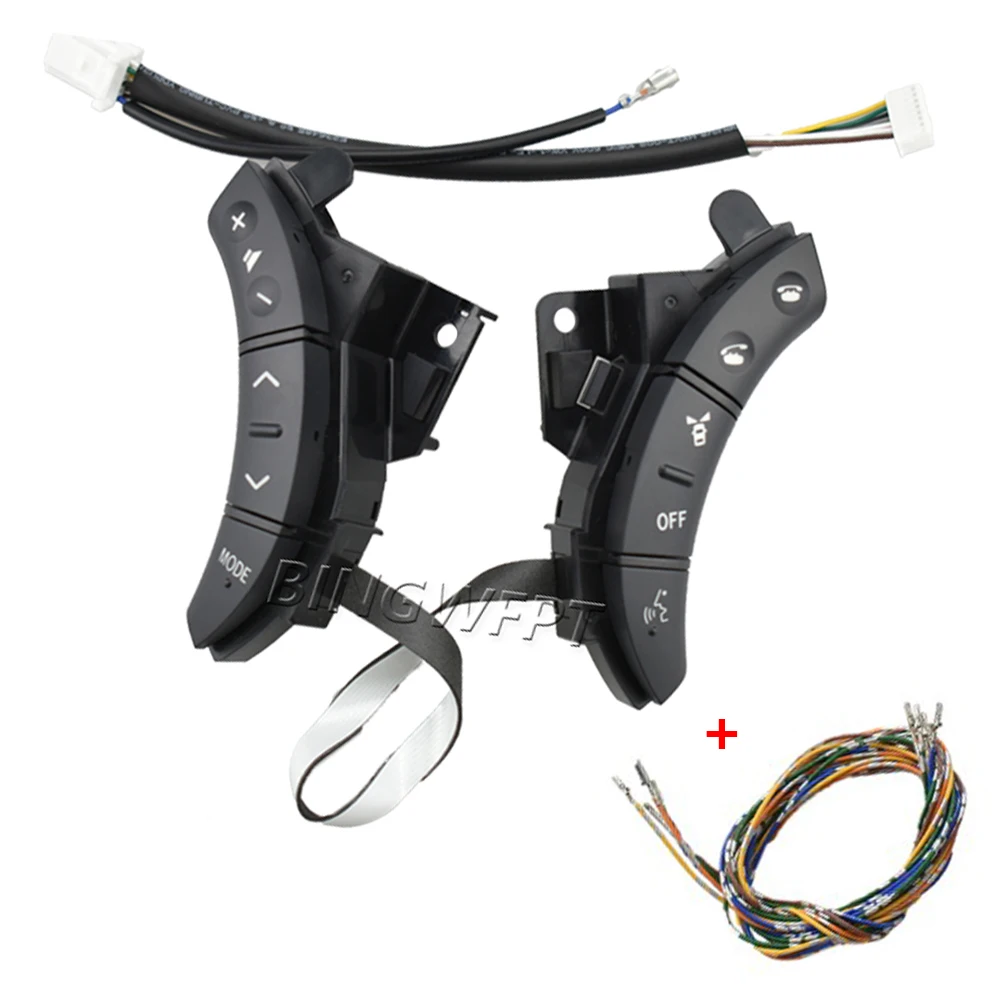 

Car Steering Wheel Control Switch Styling Buttons For Toyota Land Cruiser Prado 120 2004 2005-2009 OE. 75B037