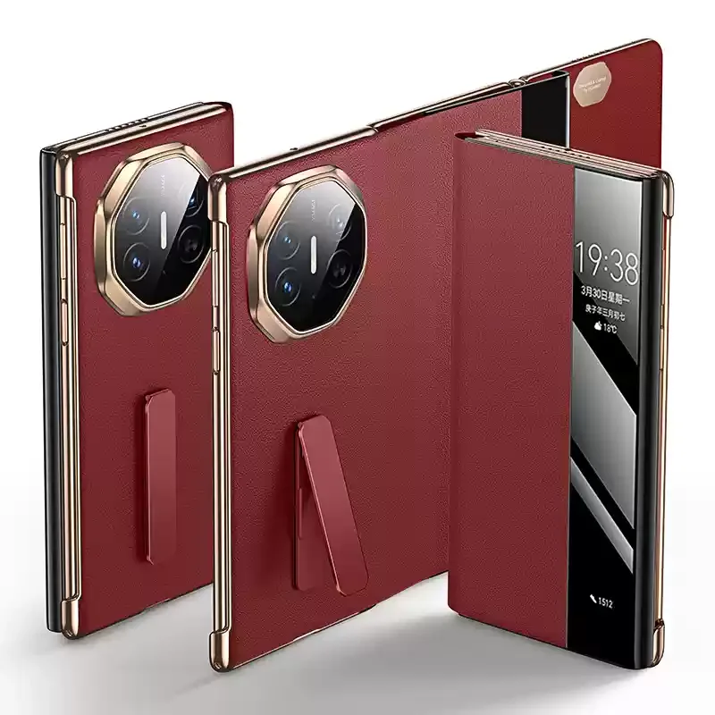 

*Applicable to Mate mobile phone case, new leather flip smart protective cover with hinge, all-inclusive anti-drop.