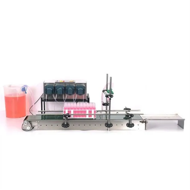 LANDTO Automatic Factory Direct Sale 4 Heads Peristaltic Pump Essential Oil Perfume Ink Filling Machine