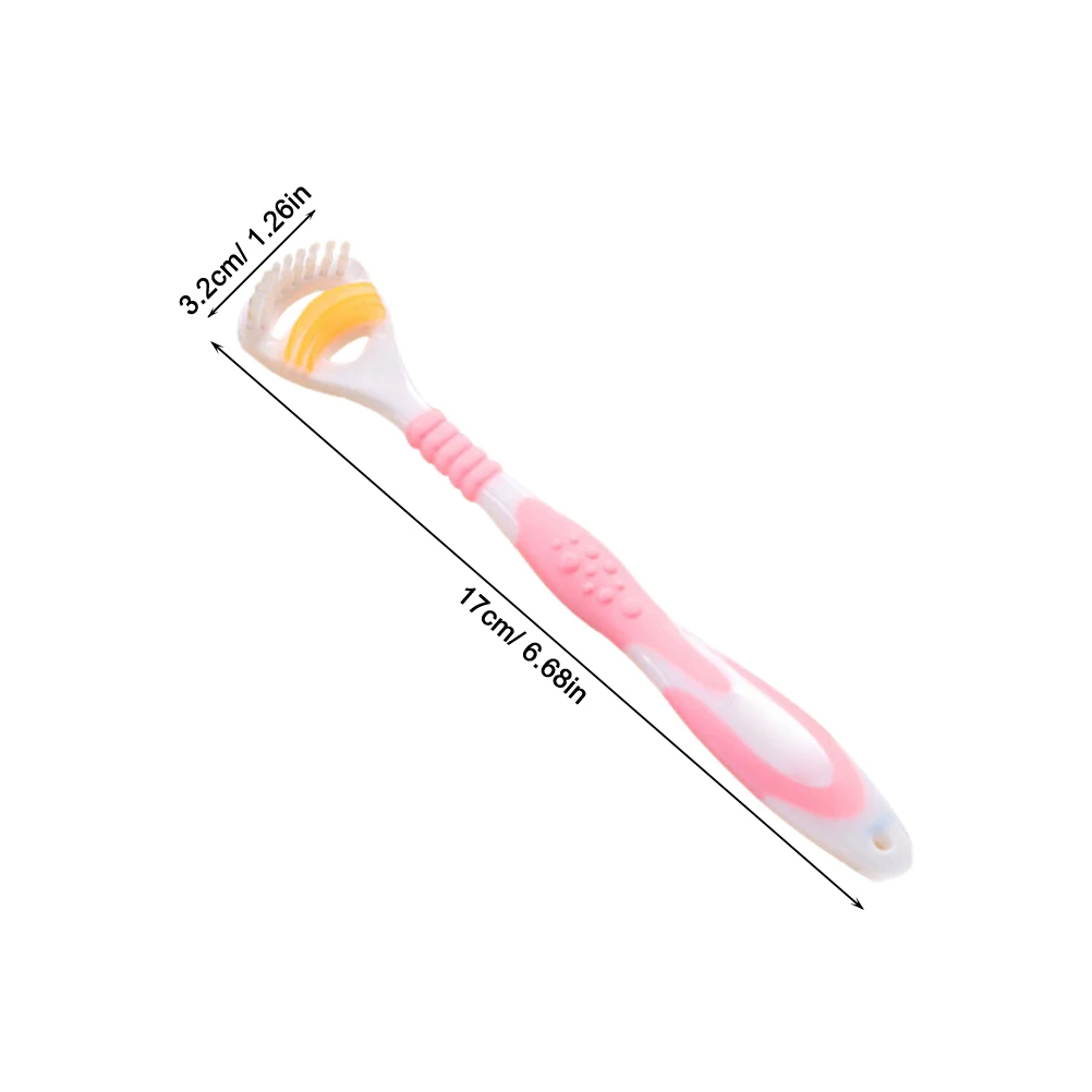 4 قطعة مكشطة اللسان الأنظف الغذاء الصف البلاستيك أداة تنظيف اللسان للتنفس الطازج العناية اليومية بالفم التحكم في الفم دائم #6