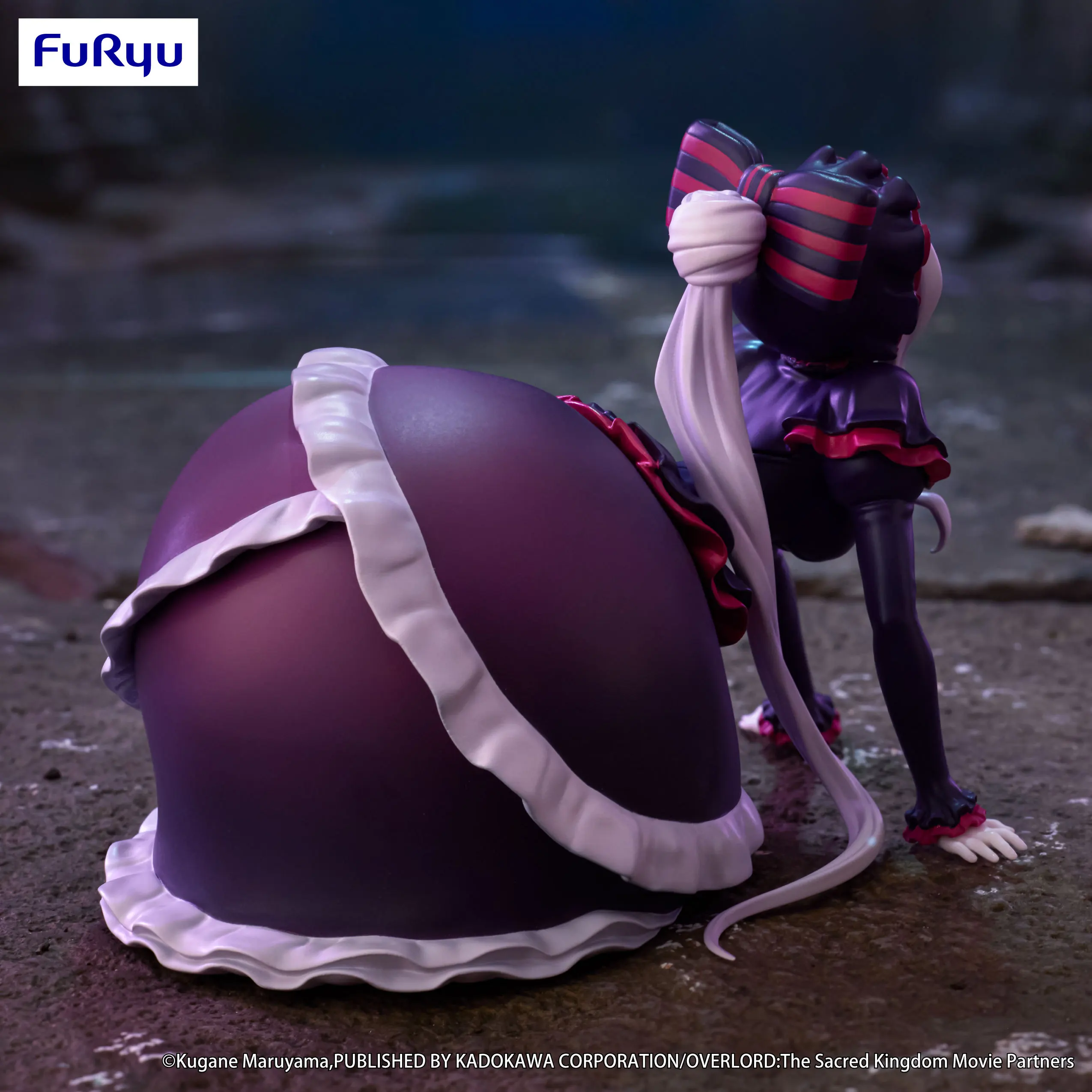 الأصلي حقيقية نموذج Furyu المعكرونة سدادة أفرلورد 10.5 سنتيمتر Shalltear الشكل أنيمي تمثال اللعب مجموعات الهدايا للأطفال