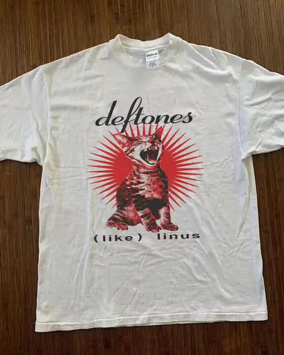 

RARE!! Deftones Shirt Vintage Deftones Cat Album Punk T Shirt Vintage Band Tee