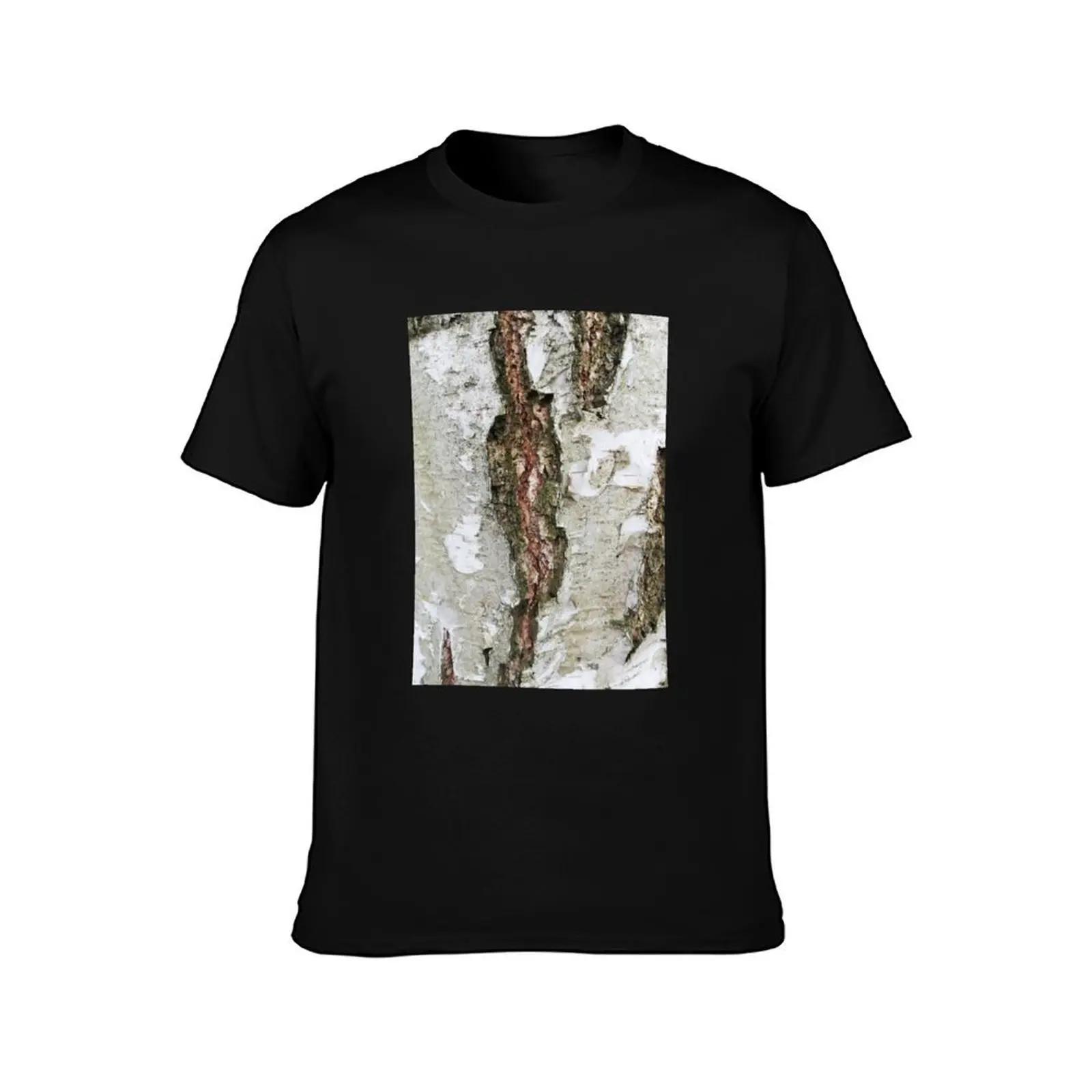 Birch bark T-Shirt Regular Fit Plain Tee Shirt T-Shirt