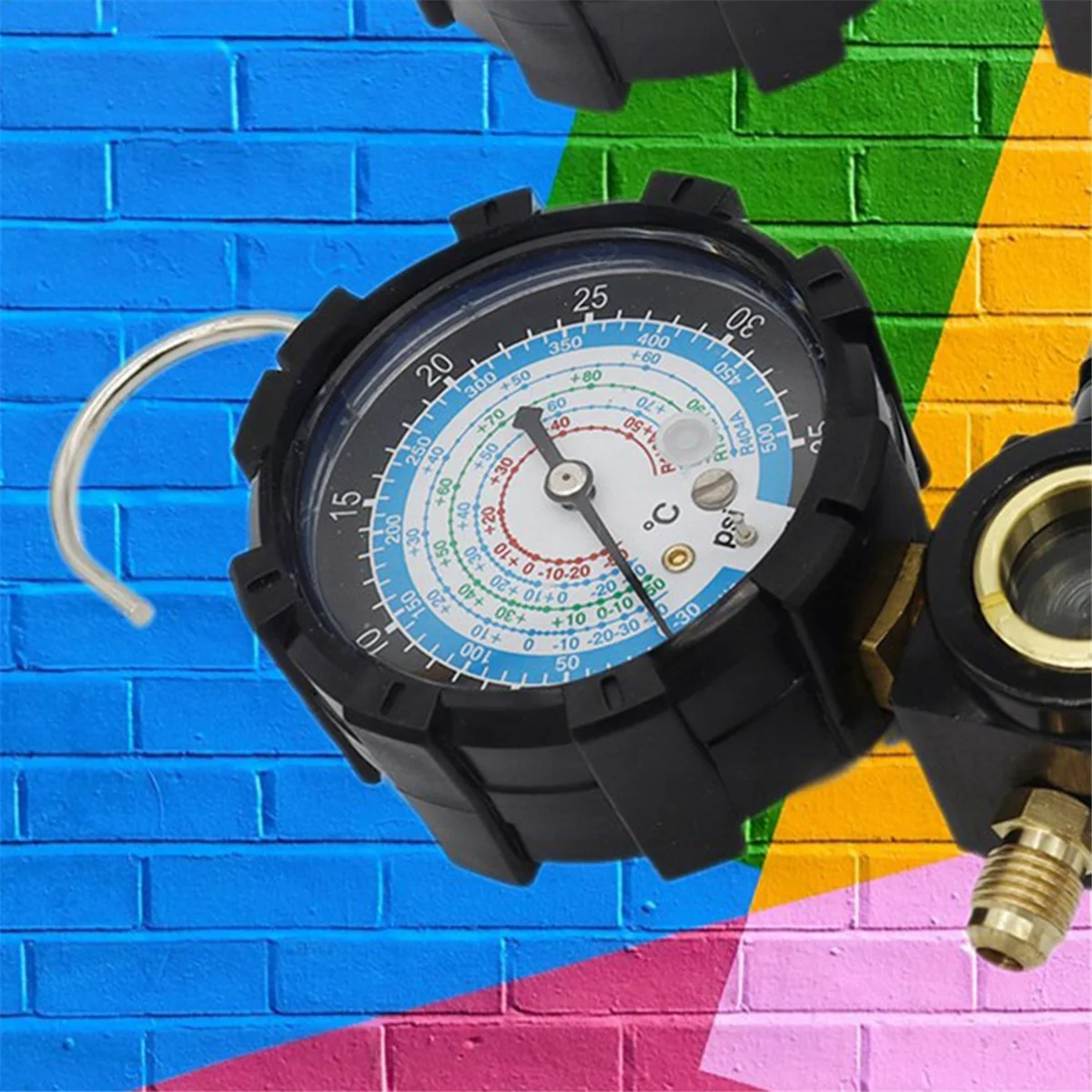 A86I-R134A ローサイド圧力計 R410A R22 R404A シングルマニホールドゲージエアコン冷媒充電低