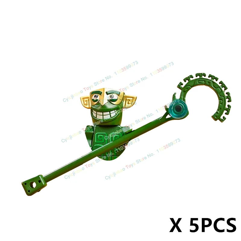 TM07-1+TM07-2 HOT Movie Chniese Myth Left Right Guardian Barrier Beast Models Action Figures Building Block Children's Toy Gifts - Image 5