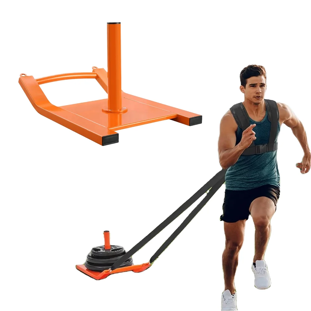 Athlete Strength Training Weight Sled System for Push Pull Drag Workout