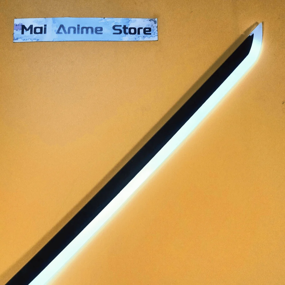 40in رورونوا زورو كاتانا أنيمي زورو تأثيري الدعامة السيف المضيء مع مصباح ليد حجم حقيقي كاتانا الساموراي صابر لعبة غير حادة هدية #6