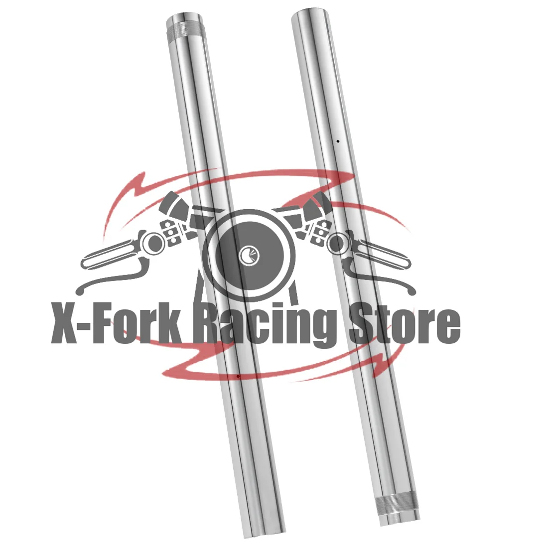 

Front Inner Fork Tubes Pipes For KAWASAKI ZX6R ZX-6R 2005-2006 44013-0033 44013-0034 41x553mm Shock Suspension Inner Legs