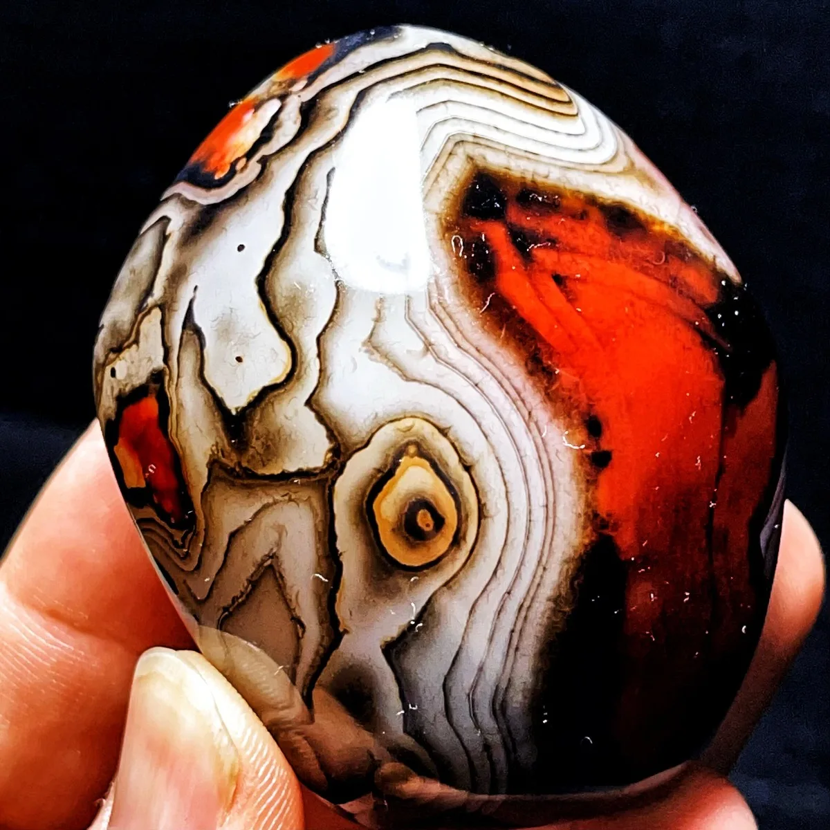 Natural Banded Agate Natural Beauty, Polished Tumbled, Banded Pattern, Vase Filler, Crystal Collection, Table Display