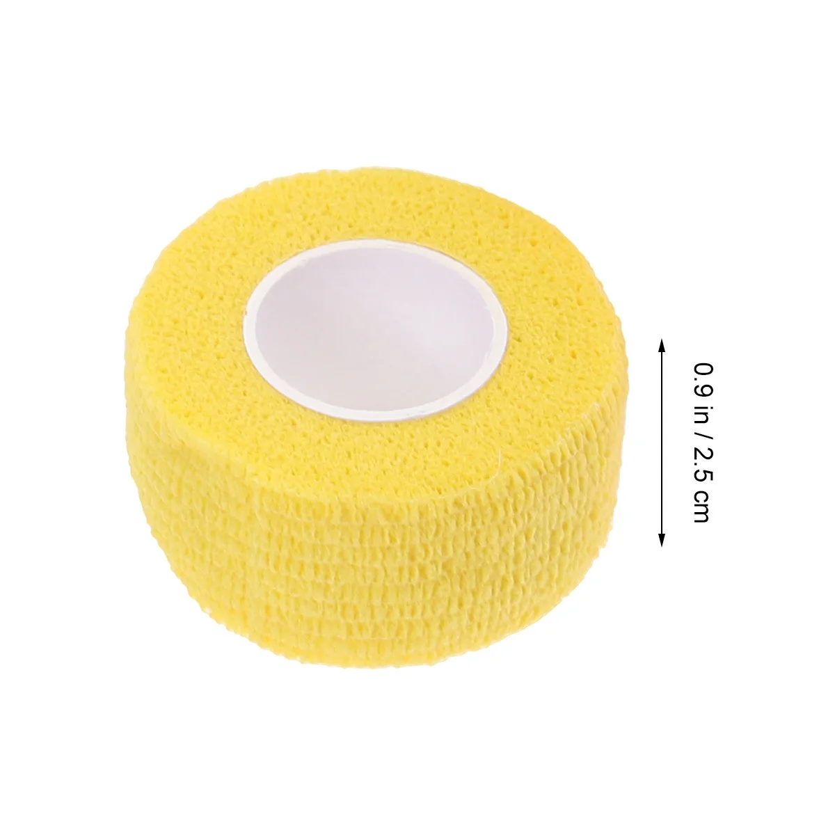 

12Pcs Elastic Self- Bandage 2.5cmx1m Non-Woven Protective Wraps for Daily Travel Injury Support Skin Friendly Multicolor