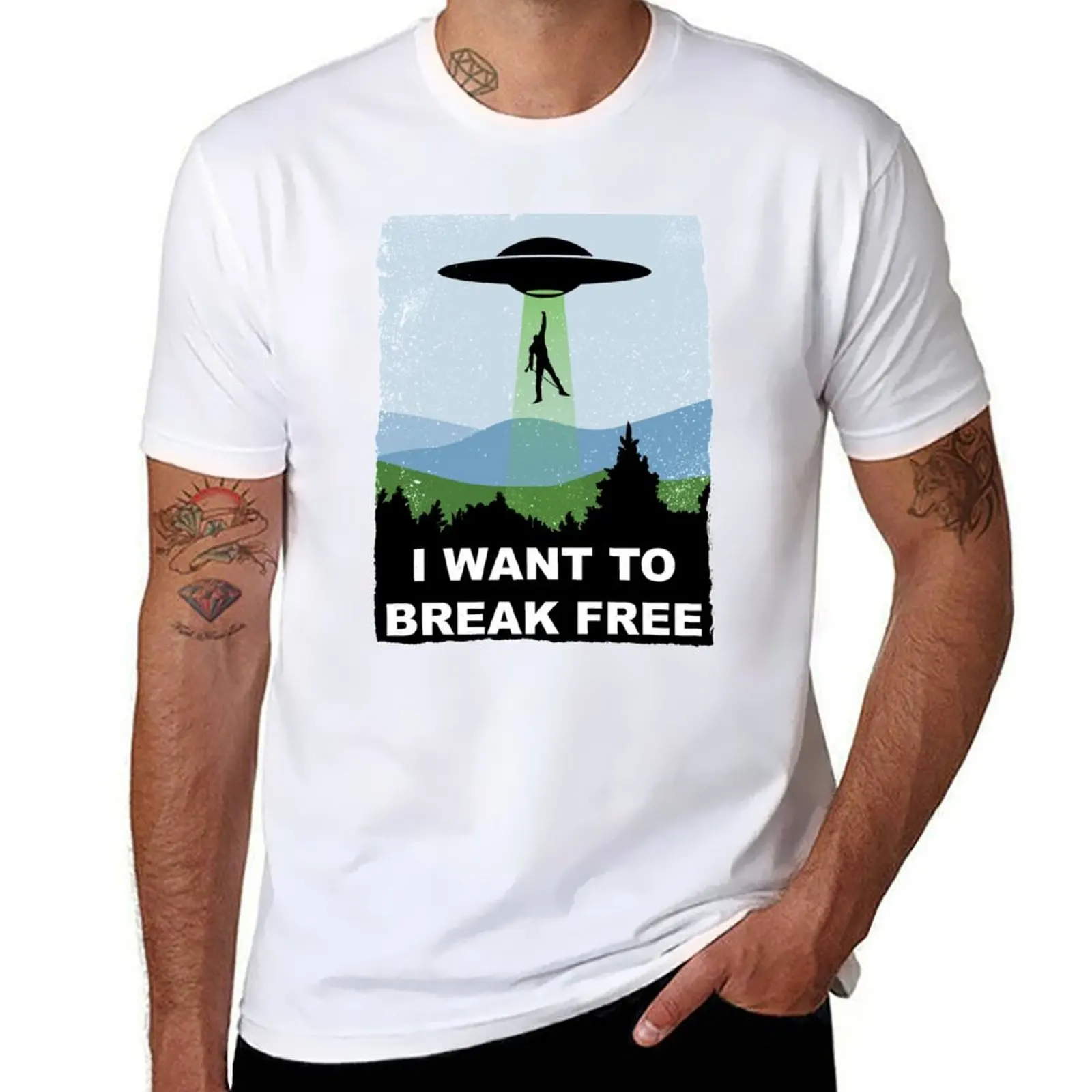 

I Want to Break Free - Freddie Returns to Mercury T-Shirt t shirts for man graphic tees cotton t shirts high quality T-Shirt