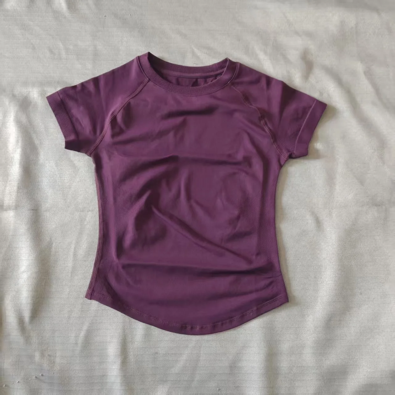 Impact Dames Top met korte mouwen Naadloos yoga-trikot Kleding Dames Gym T-shirts Workout Running Shirts Fitness Sportvest