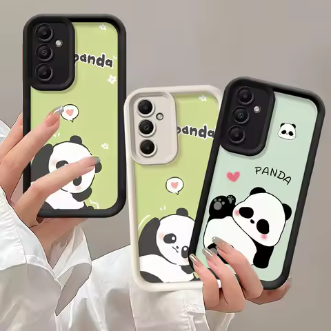 Yoga Panda Phone Case for Samsung Galaxy A54 A24 A53 A16 A52s A22 A52 A73 A51 A13 A35 A34 A55 ShockProof Cover